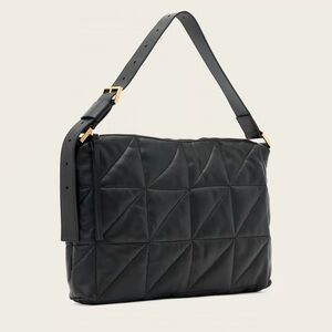 Elegant Black Quilted Shoulder Bag